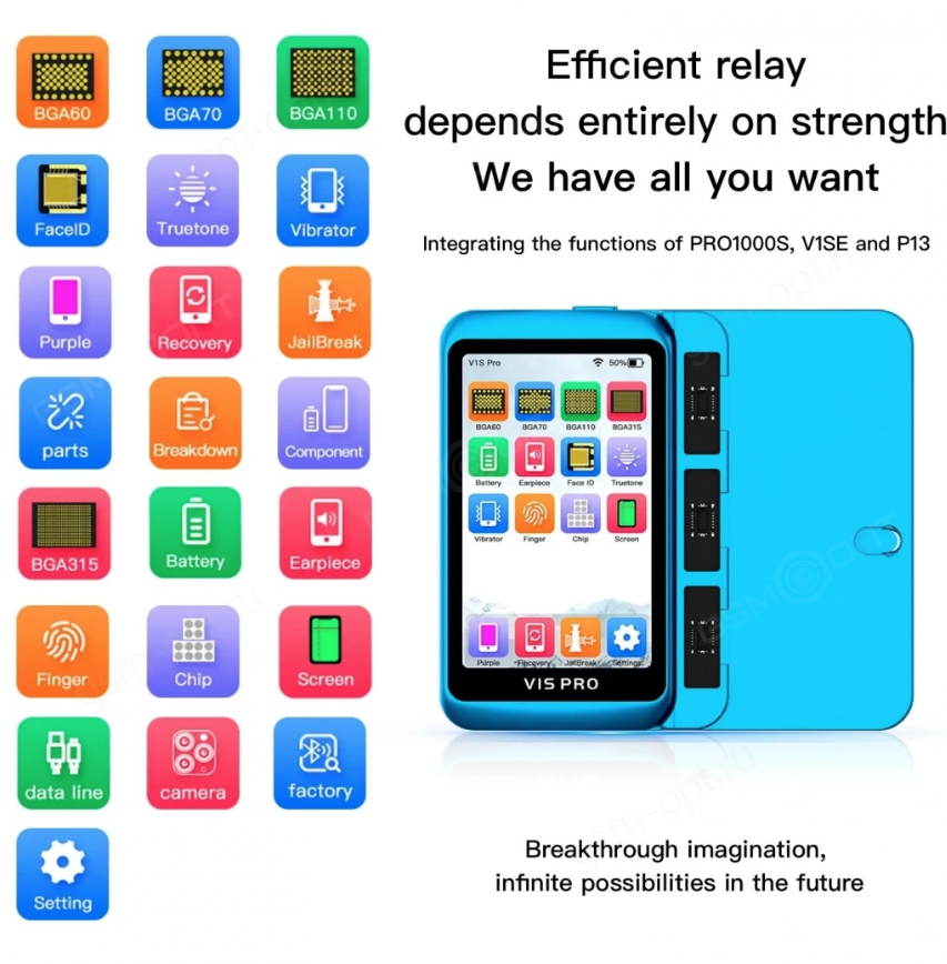Программатор JCID V1S Pro (iPhone 6-15 Pro Max)